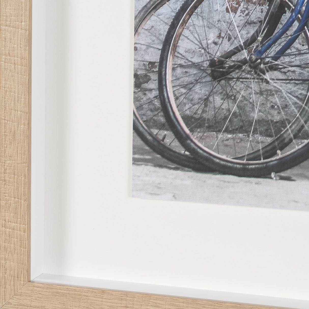 Rustic Bicycyle Scene by Shot By Clint Framed Photo Print Matted under Glass from Mercana - Luna Furniture