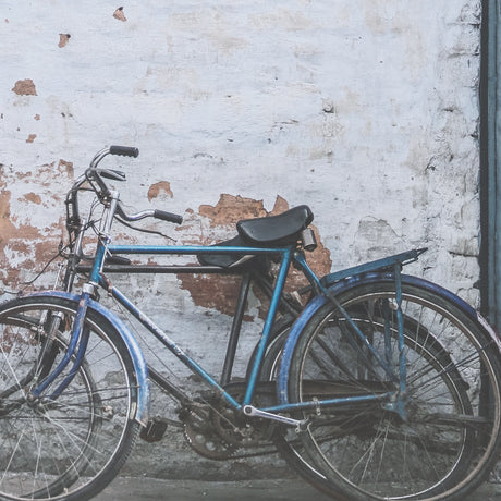 Rustic Bicycyle Scene by Shot By Clint Framed Photo Print Matted under Glass from Mercana - Luna Furniture