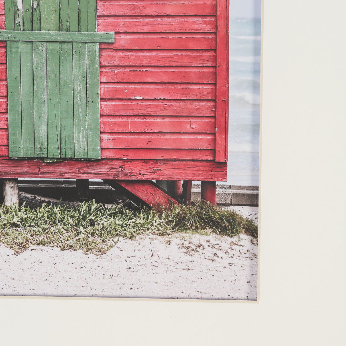 Beachfront Cabin by Shot By Clint Framed Photo Print Matted Under Glass from Mercana - Luna Furniture