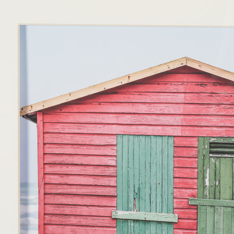 Beachfront Cabin by Shot By Clint Framed Photo Print Matted Under Glass from Mercana - Luna Furniture