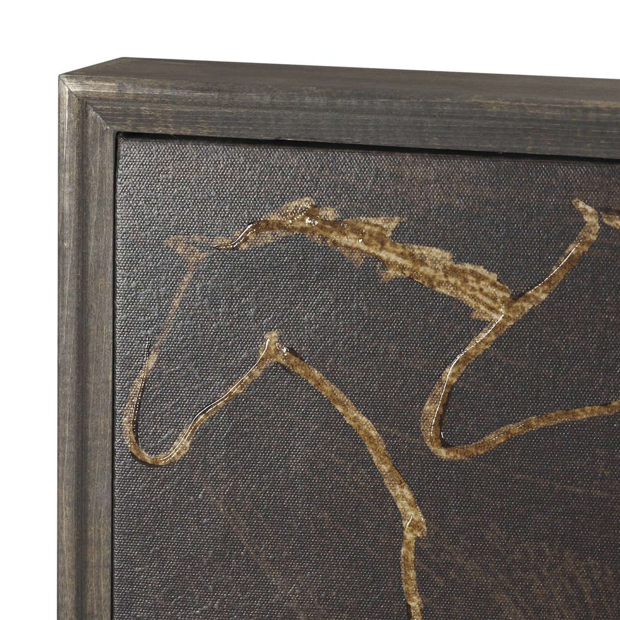Flaxen Chestnut by Mercana Studio Hand-Embellished Textured Framed Canvas Artwork from Mercana - Luna Furniture