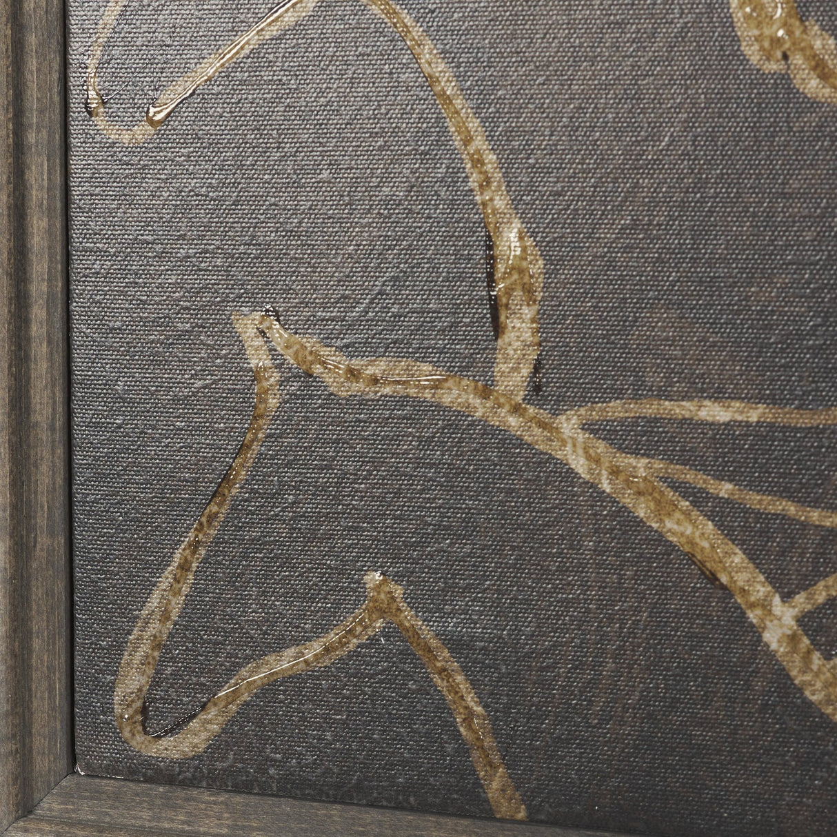 Flaxen Chestnut by Mercana Studio Hand-Embellished Textured Framed Canvas Artwork from Mercana - Luna Furniture