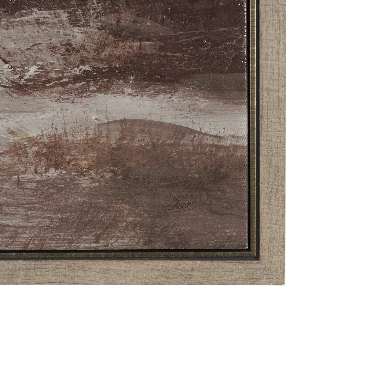 Quiet Horizon I by Mercana Studio Hand-Embellished Textured Framed Canvas Artwork from Mercana - Luna Furniture