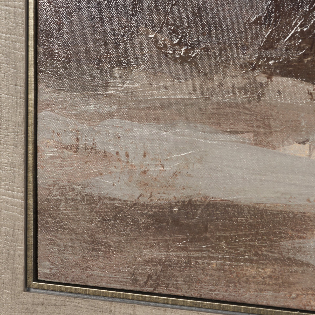 Quiet Horizon II by Mercana Studio Hand-Embellished Textured Framed Canvas Artwork from Mercana - Luna Furniture