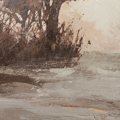 Quiet Horizon II by Mercana Studio Hand-Embellished Textured Framed Canvas Artwork from Mercana - Luna Furniture