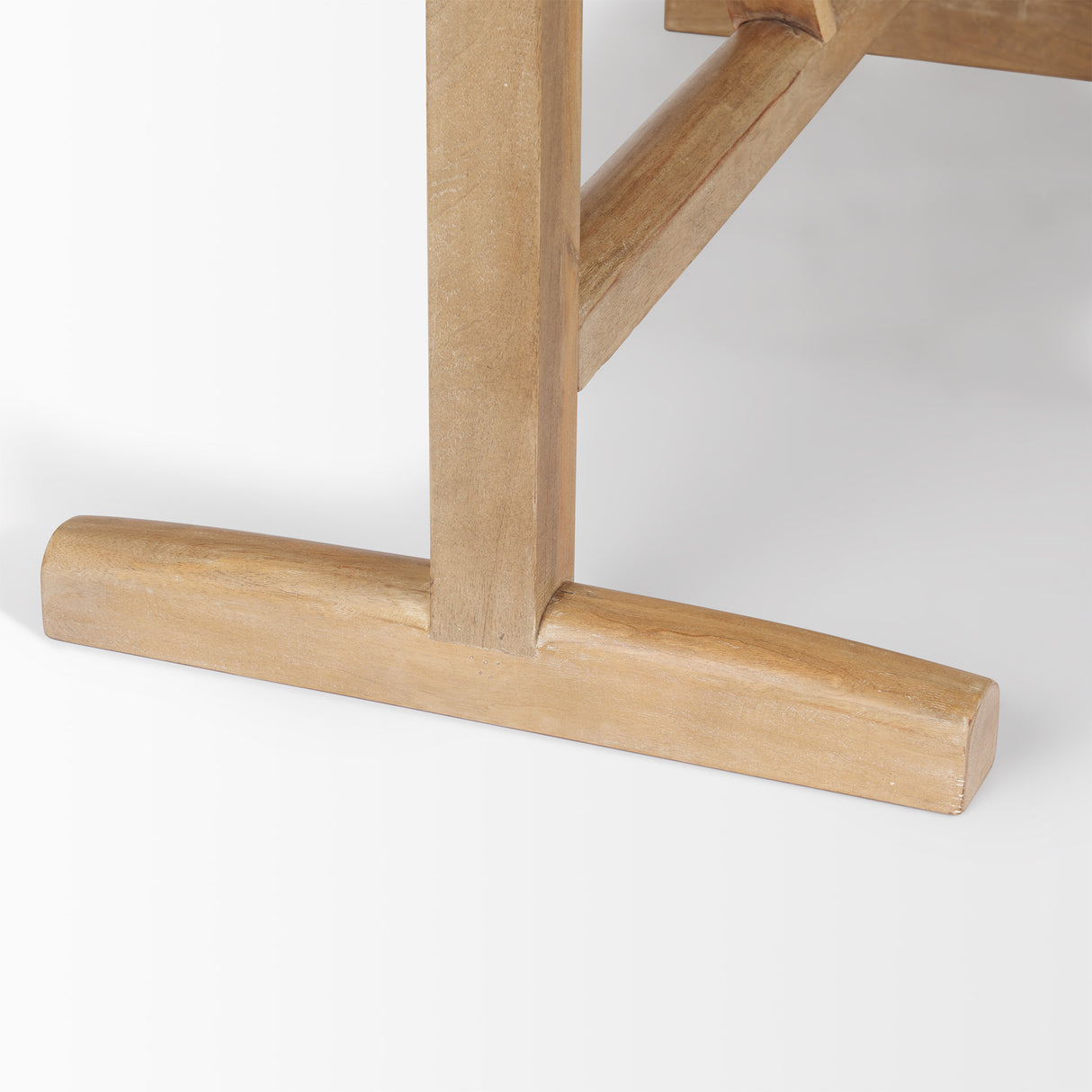 Viktor 94"L Light Brown Solid Wood Dining Table from Mercana - Luna Furniture
