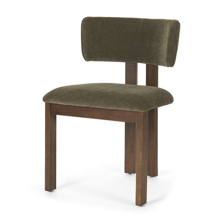 Soho Curved Open Back Olive Tripod Frame Dining Chair from Mercana - Luna Furniture