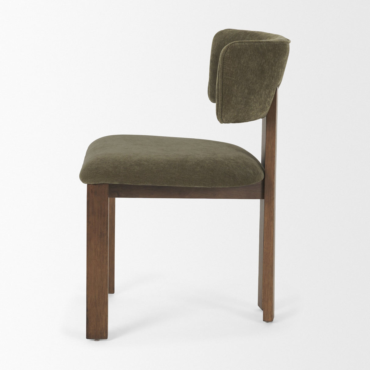 Soho Curved Open Back Olive Tripod Frame Dining Chair from Mercana - Luna Furniture