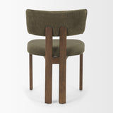 Soho Curved Open Back Olive Tripod Frame Dining Chair from Mercana - Luna Furniture