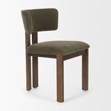 Soho Curved Open Back Olive Tripod Frame Dining Chair from Mercana - Luna Furniture