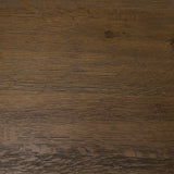 Kendrix 84" Dark Brown Oak Wood Extendable Rectangular Dining Table