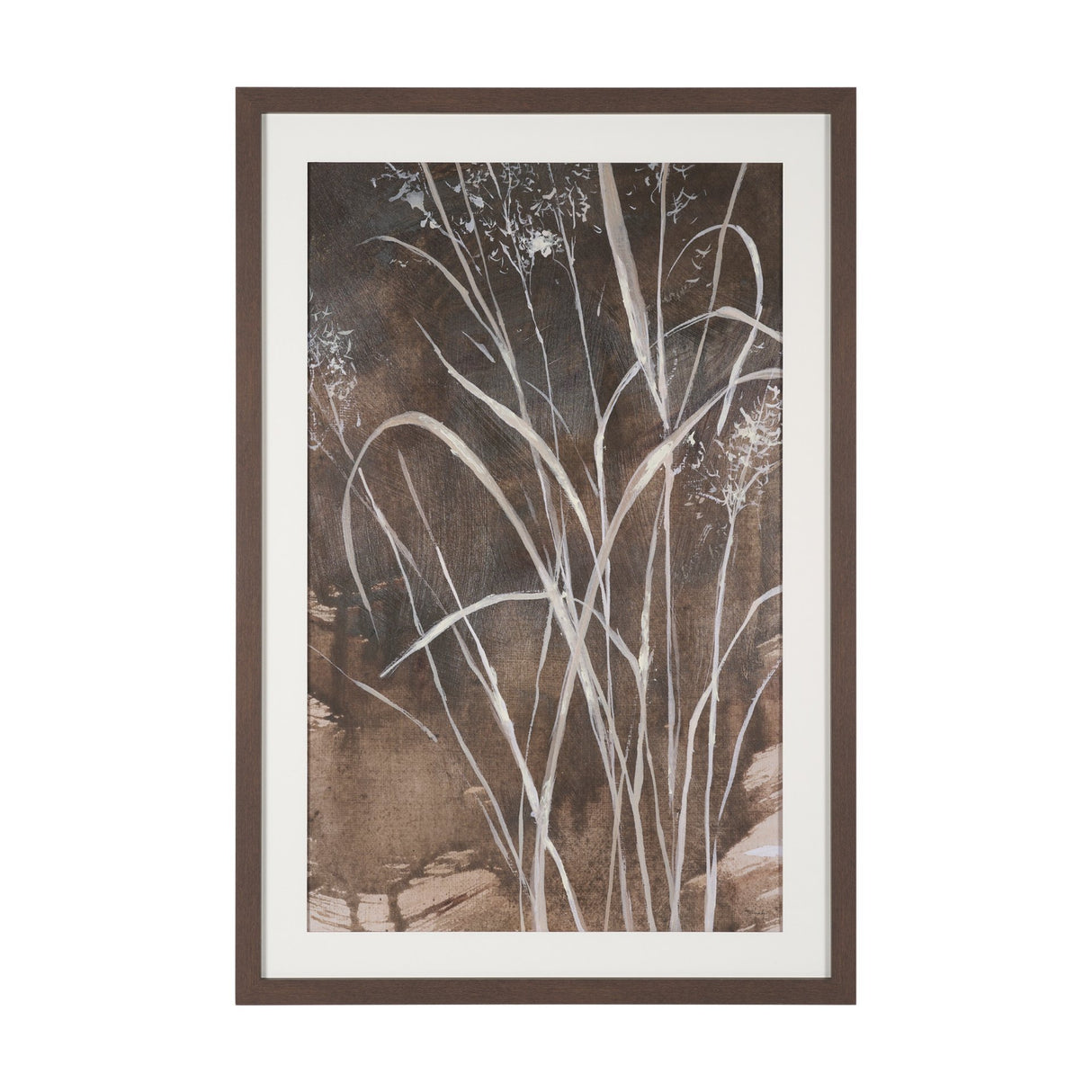 Ghost Grasses II by Mercana Studio Hand-Embellished Textured Framed Artwork Matted under Glass from Mercana - Luna Furniture