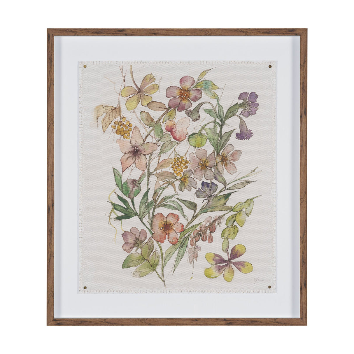 Atelier des Fleurs III by Mercana Studio Framed Artwork Matted under Glass from Mercana - Luna Furniture