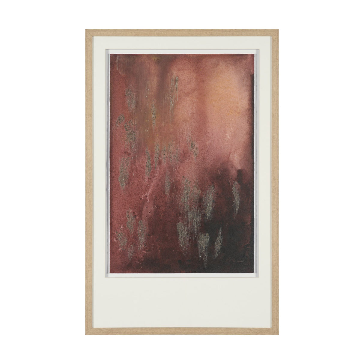 Aged In Silence I by Ira Havuka Hand-Embellished Textured Framed Artwork Matted under Glass from Mercana - Luna Furniture