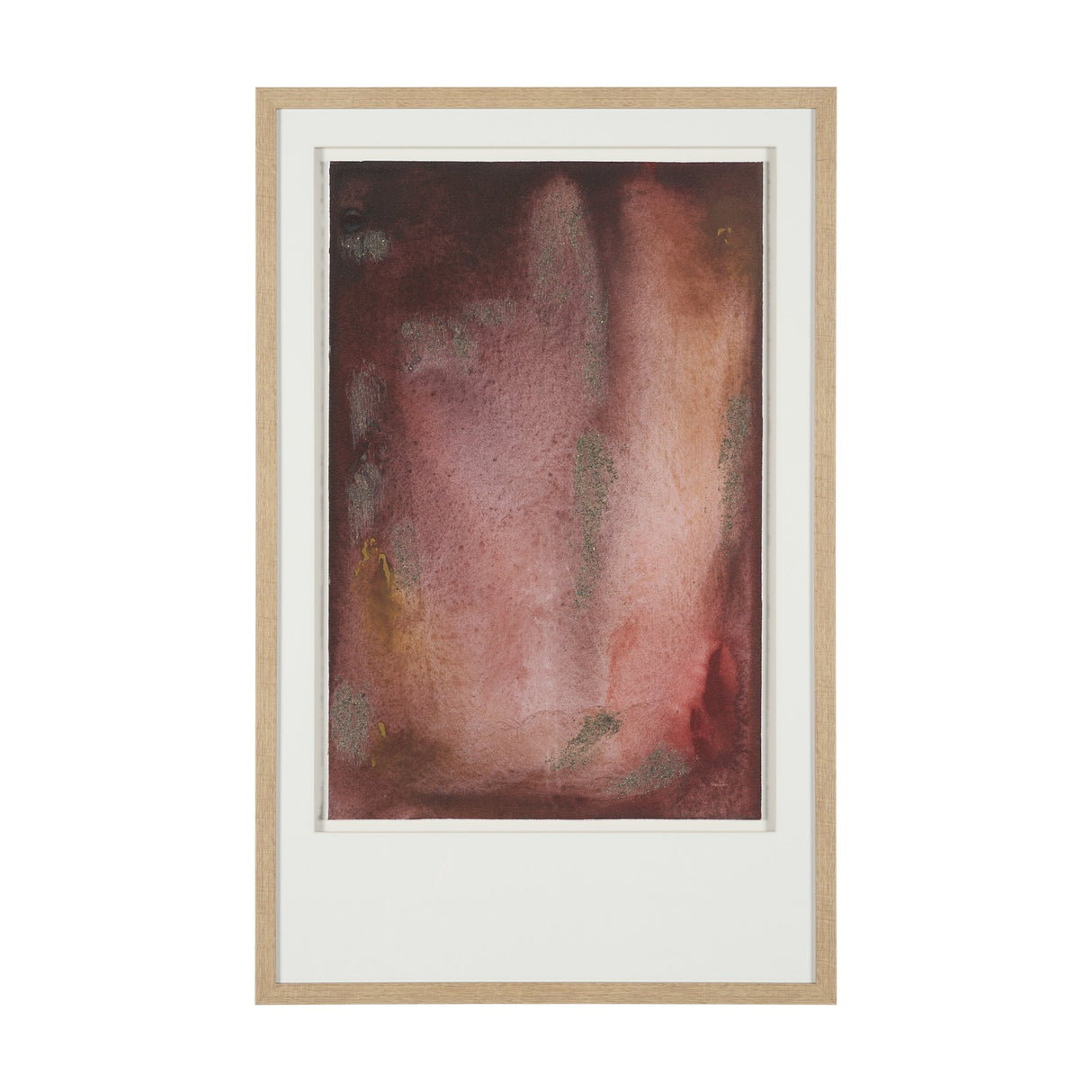 Aged In Silence II by Ira Havuka Hand-Embellished Textured Framed Artwork Matted under Glass from Mercana - Luna Furniture