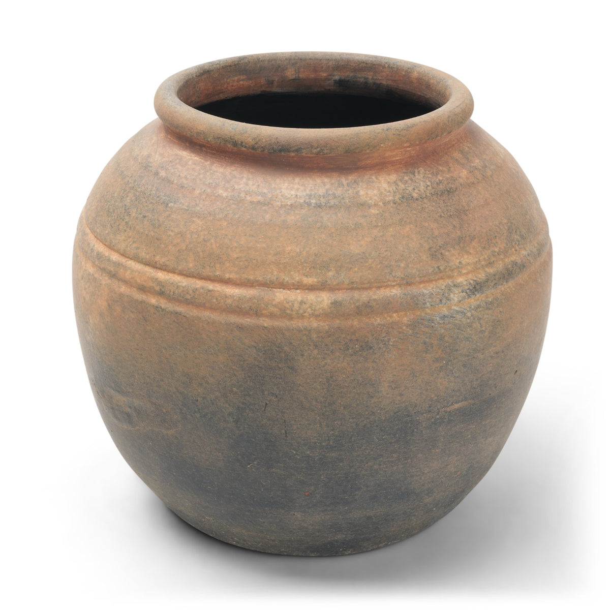 Cotto 8.7H Weathered Round Terracotta Vase from Mercana - Luna Furniture