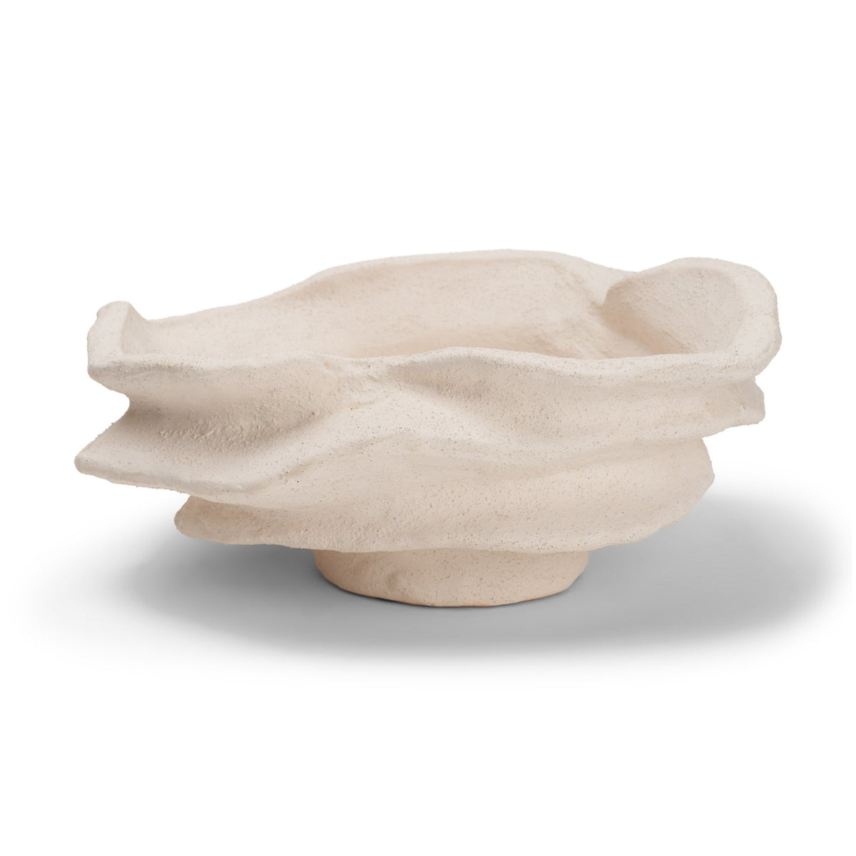Scala Textured Ceramic Organic Forms Decorative Bowl