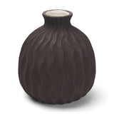 Tidal Medium Ceramic Rippled Decorative Vase
