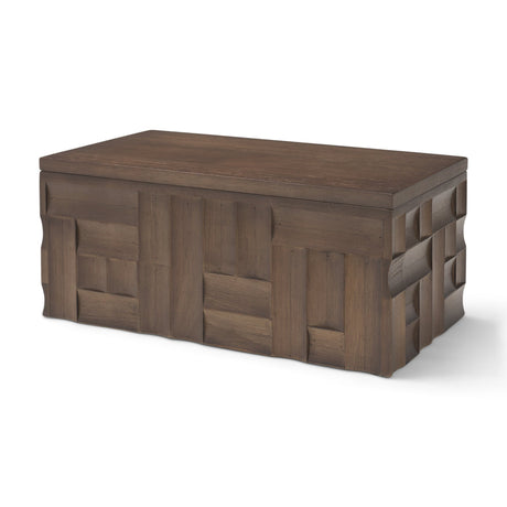 Vesta Walnut Wood Decorative Box from Mercana - Luna Furniture
