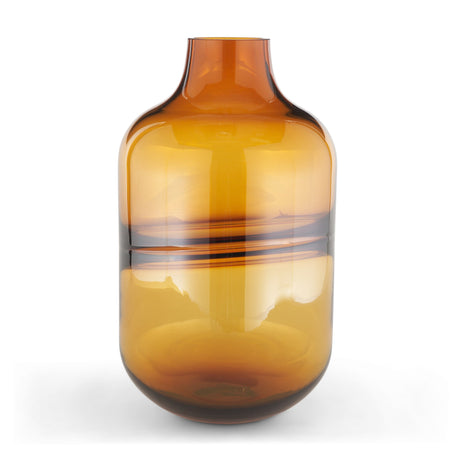 Aurel Tall Orange Glass Vase from Mercana - Luna Furniture