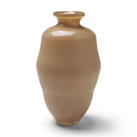 Dune Matte Brown Glass Vase from Mercana - Luna Furniture