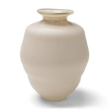 Dune Matte White Glass Vase from Mercana - Luna Furniture