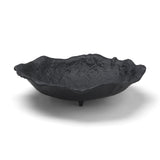 Verdant Small Matte Black Metal Decorative Centerpiece Bowl from Mercana - Luna Furniture