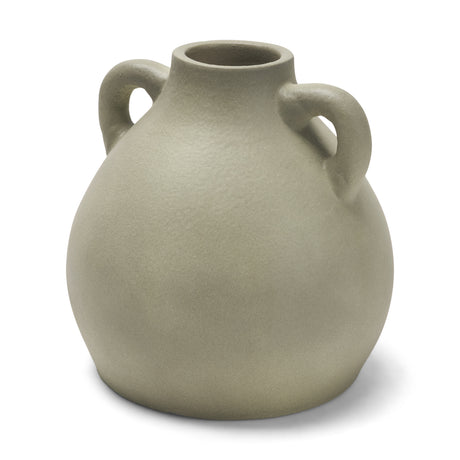 Cantara Small Sage Green Ceramic Milk Jug w/ Handles from Mercana - Luna Furniture