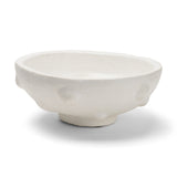 Punto Small White Paper Mache Dotted Centerpiece Bowl from Mercana - Luna Furniture