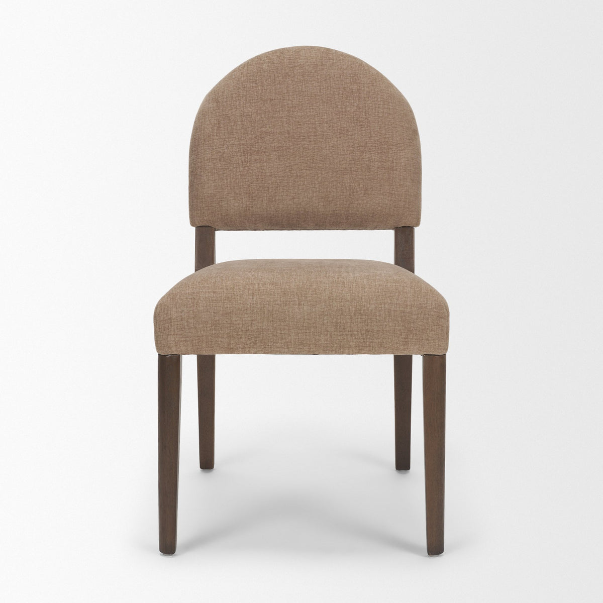 Martie Rounded Back Dining Side Chair | Fabric w/ Wood, Set of 2 from Mercana - Luna Furniture