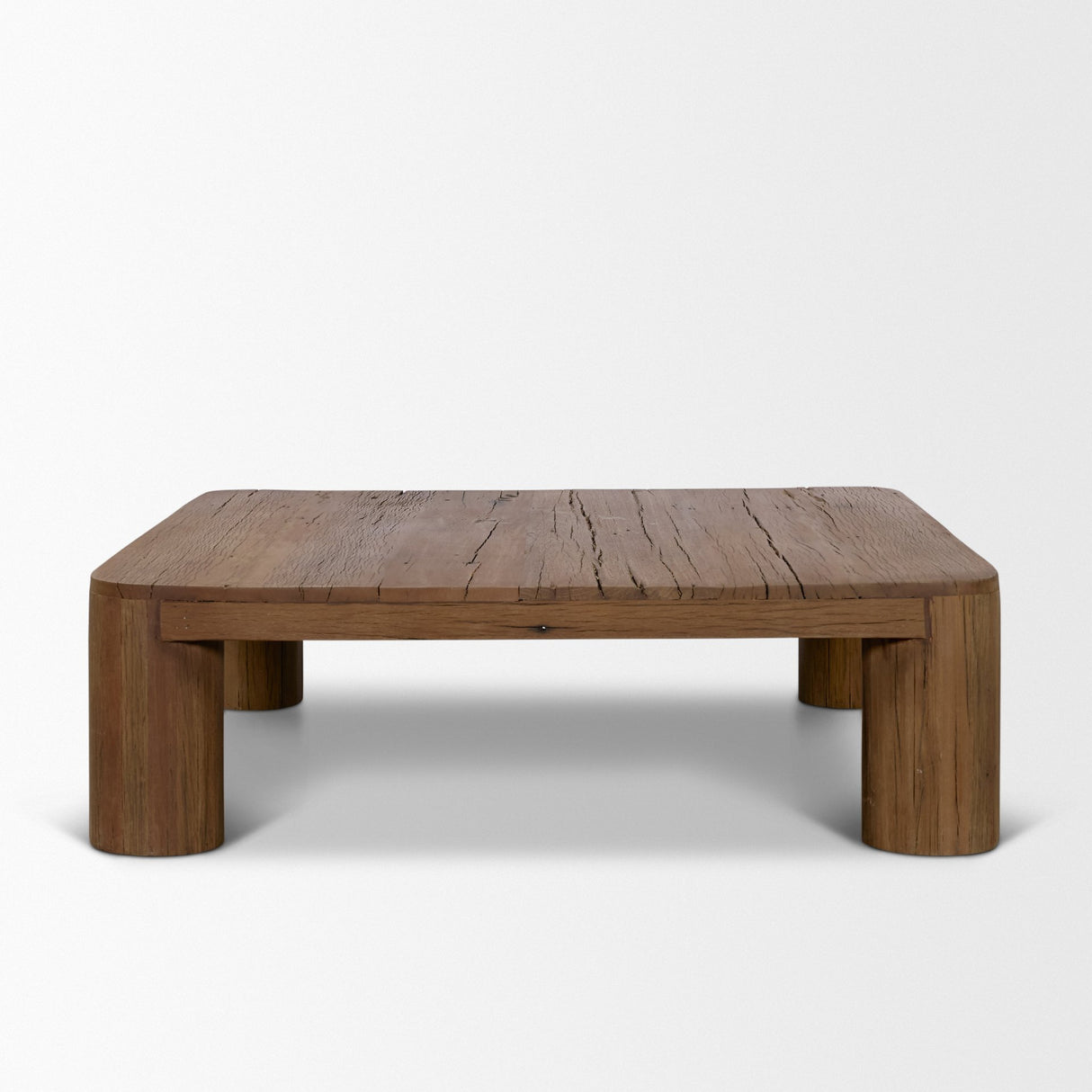 Hewitt Square Smooth Reclaimed Wood Coffee Table from Mercana - Luna Furniture