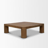 Hewitt Square Smooth Reclaimed Wood Coffee Table from Mercana - Luna Furniture