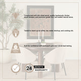 Soma 48" Red Brown Acacia Wood Round Dining Table from Mercana - Luna Furniture