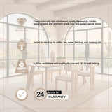 Welborn 72" Light Brown Wood Rectangular Dining Table from Mercana - Luna Furniture