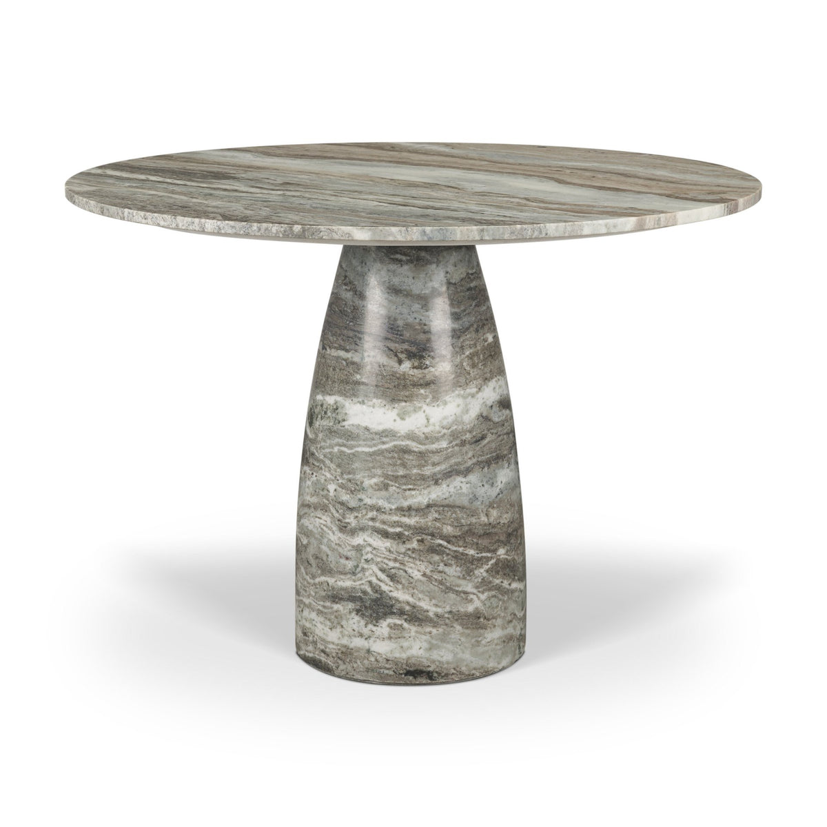 Allyson 42" Round Pedestal Dining Table | Marble | Seats 4