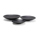 Patera Hammered Iron Metal Decorative Bowls (Set of 3)