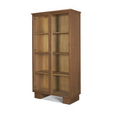 Winsford Two-Tone Oak Display Cabinet w/ Glass Doors from Mercana - Luna Furniture