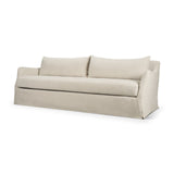 Ellington Slipcovered Slope Arm Sofa | 3 Seater | Cream Fabric from Mercana - Luna Furniture