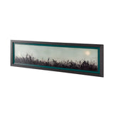 Moon Sets, Sun Rises by Mercana Studio a Hand Embellished Textured Framed Art Print from Mercana - Luna Furniture