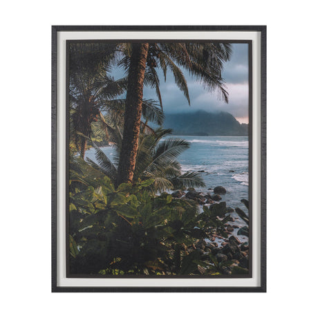 Kauai Jungle Dream by Stefan and Audrey Textured Framed Photo Print Matted under Glass from Mercana - Luna Furniture