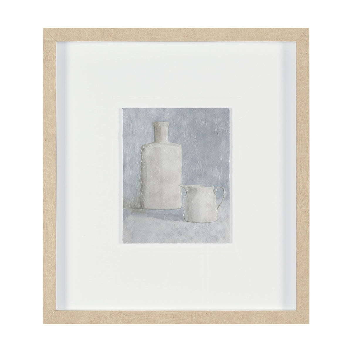 Studies in White and Ash: Study III by Mercana Studio Textured Framed Artwork Matted under Glass from Mercana - Luna Furniture