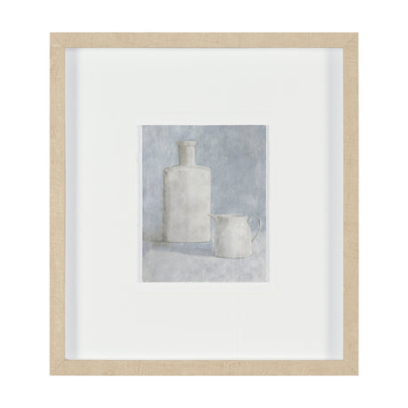 Studies in White and Ash: Study III by Mercana Studio Textured Framed Artwork Matted under Glass from Mercana - Luna Furniture