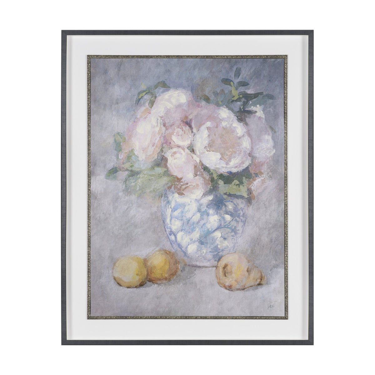 Dynasty Bloom I by Mercana Studio Hand-Embellished Textured Framed Artwork Matted under Glass from Mercana - Luna Furniture