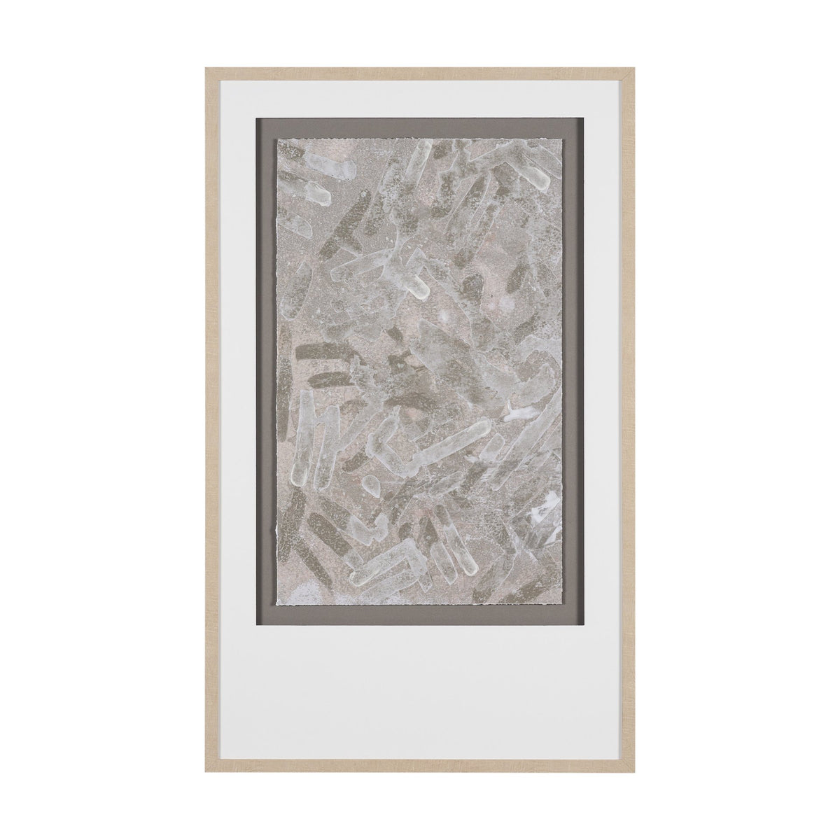 Soft Geometry I by Mercana Studio Hand-Embellished Textured Framed Artwork Matted under Glass from Mercana - Luna Furniture