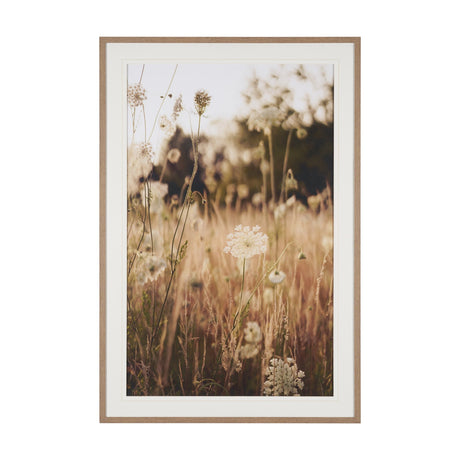 Wild Carrot Flowers by Zaira Zarotti Textured Framed Photo Print Matted under Glass from Mercana - Luna Furniture