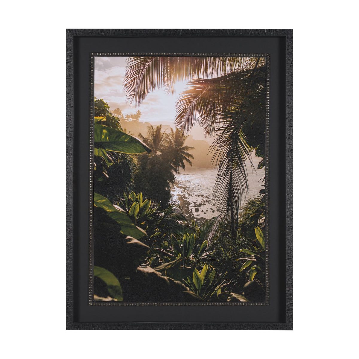 Princeville Kauai Jungle by Stefan and Audrey Textured Framed Photo Print Matted under Glass from Mercana - Luna Furniture