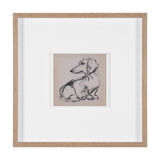 Dachshunds by Mercana Studio Hand-Embellished Framed Artwork Matted under Glass from Mercana - Luna Furniture