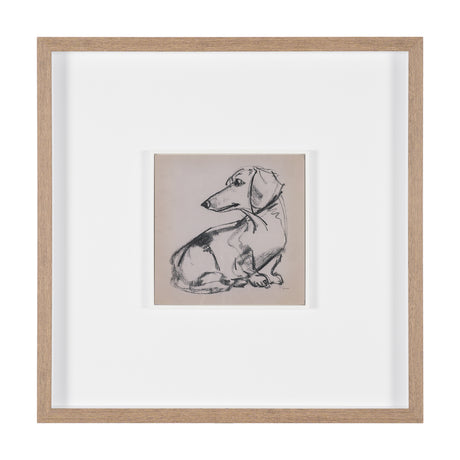 Dachshunds by Mercana Studio Hand-Embellished Framed Artwork Matted under Glass from Mercana - Luna Furniture
