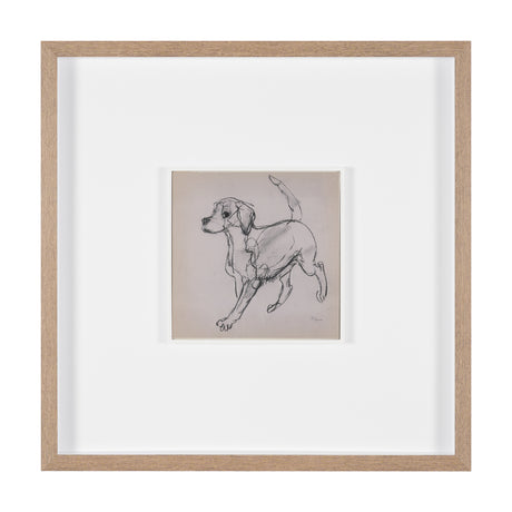 Good Boy by Mercana Studio Hand-Embellished Framed Artwork Matted under Glass from Mercana - Luna Furniture