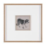 Border Collie by Mercana Studio Hand-Embellished Framed Artwork Matted under Glass